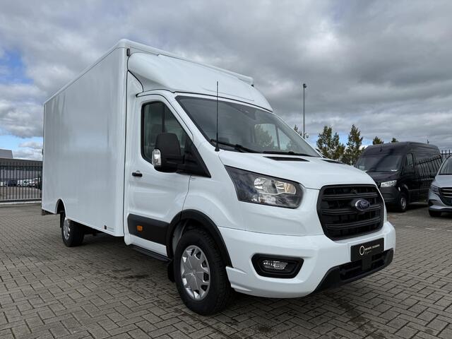 Ford TRANSIT 350 2.0 TDCI | L4 H1 | TREND | SKELETAL | BAKWAGEN KARHOF GESLOTEN BAK INCL. OVERLOOP KLEP | UIT VOORRAAD LEVERBAAR | KENTEKEN 2024 | 170 PK | AIRCO | CRUISE CONTROL | DAB+ | LANE-ASSIT | 3-ZITS
