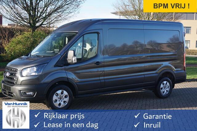 Ford TRANSIT 350L 130PK AUT L3H2 BPM VRIJ!! Sync4 Navi, 360 Camera, LM Velg, Trekhaak!! NR. A62