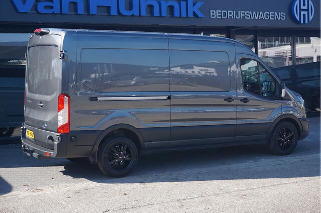 Ford TRANSIT 350L L3H2 Trail Edition AUT 130PK BPM VRIJ!! 12" Sync4 Navi, Camera, Trekhaak, 17" LM!! NR. K01*
