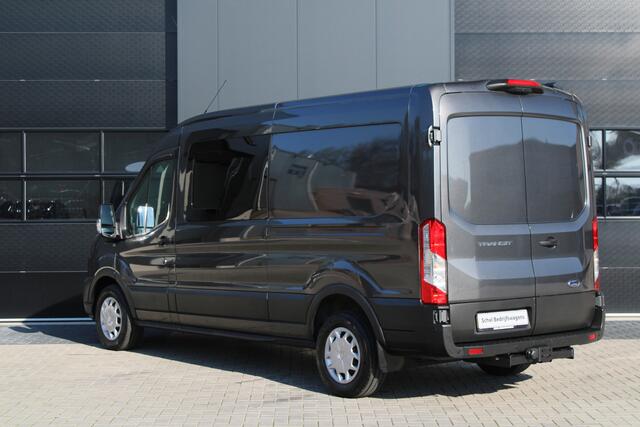 Ford TRANSIT 350 2.0 TDCI L3H2 Trend 130pk - Camper/Grijs Kenteken - Blind Spot - ACC - Trekhaak - Stoelverwarming - Luifel - Rijklaar