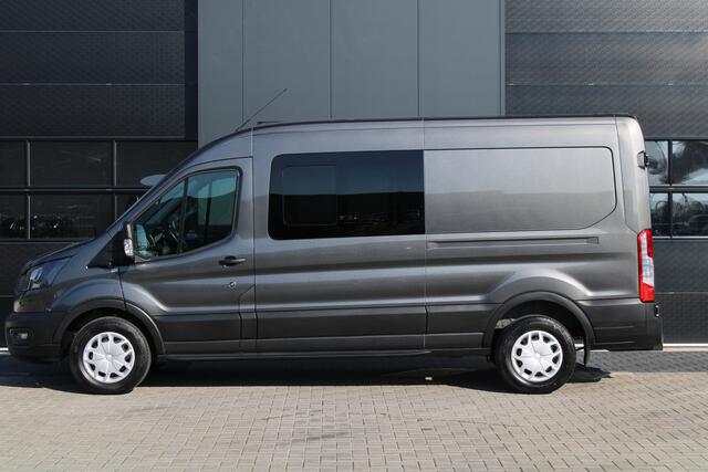 Ford TRANSIT 350 2.0 TDCI L3H2 Trend 130pk - Camper/Grijs Kenteken - Blind Spot - ACC - Trekhaak - Stoelverwarming - Luifel - Rijklaar