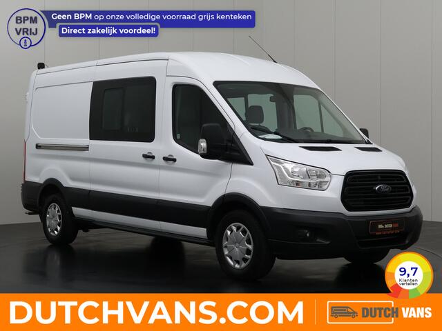 Ford TRANSIT 2.0TDCi 130PK L3H2 Dubbele Cabine 7-Persoons | Leder | Airco | Cruise