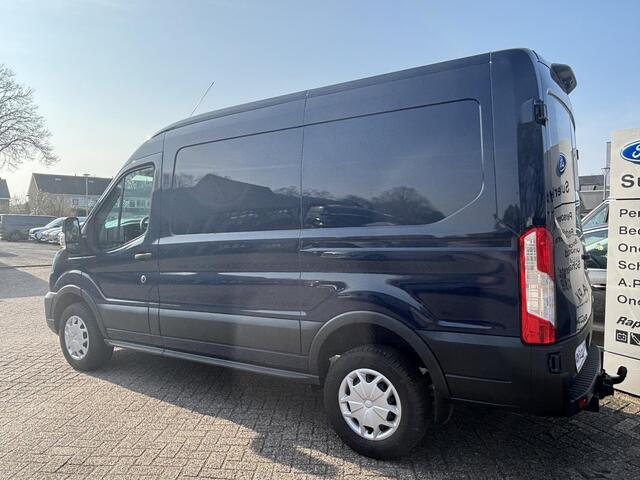 Ford TRANSIT 350 2.0 TDCI L2H2 Trend | SCI | 130pk | Trekhaak | Achteruitrijcamera | Cruise control | Airco | Bluetooth | Voorruitverwarming | 3 zitplaatsen
