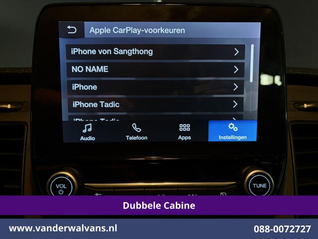 Ford TRANSIT 2.0 TDCI 170pk L4H3 Dubbele Cabine Euro6 Airco | 6-zits | Camera | LED | Apple Carplay Cruisecontrol, Android Auto, Stoelverwarming, Verwarmde Voorruit, Parkeersensoren, Bijrijdersbank