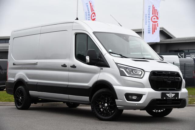 Ford TRANSIT 350 2.0 TDCI L3H2 Limited PB Edition Camera, Cruise, Carplay, LED, Trekhaak, Stoelverwarming, 185pk, NAVI, Uniek!
