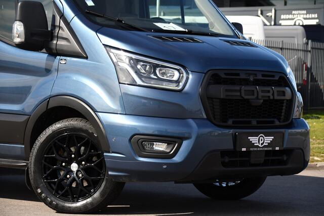 Ford TRANSIT 350 2.0 TDCI L3H2 Limited PB Edition Camera, Cruise, Carplay, 2 x schuifdeur, 185pk, Automaat, Xenon, Multimedia, Trekhaak, Uniek!