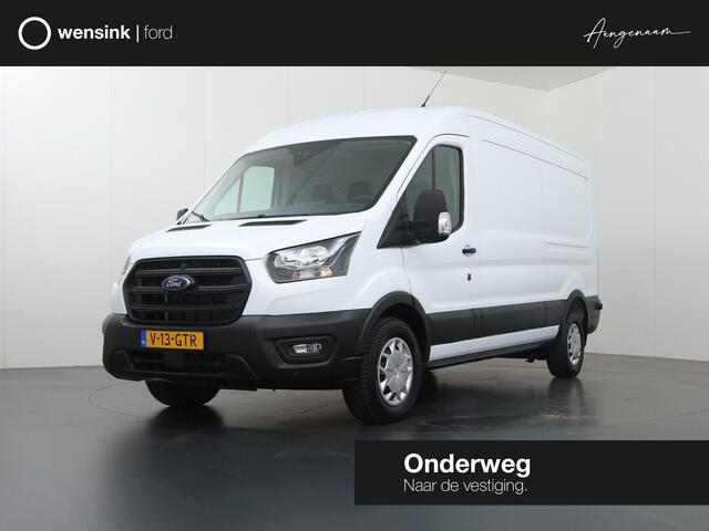 Ford TRANSIT 350 | 2.0 TDCI | L3 H2 | TREND | TREKHAAK 2500 KG AHW | CLIMATE CONTROL | NAVIGATIE | PARKEERSENSOREN V+A | CRUISE CONTROL | BIJRIJDERSBANK | LAADRUIMTE PAKKET | APPLE CARPLAY / ANDROID AUTO | STOEVERWARMING | VOORRUITVERWARMING
