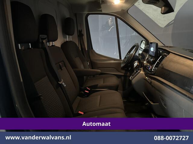 Ford TRANSIT 2.0 TDCI 185pk Automaat L3H2 Euro6 Airco | Xenon | Camera | Navigatie | Apple Carplay | Cruisecontrol | LED Android Auto, Verwarmde voorruit, Stoelverwarming, LM velgen, Elektrisch verstelbare bestuurdersstoel, Parkeersensoren, Bijrijdersbank