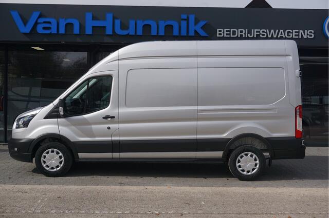 Ford TRANSIT 350L 130PK L3H3 BPM VRIJ!! Airco, Cruise, Camera, Trekhaak!! NR. J01*