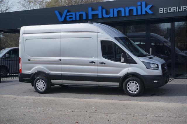 Ford TRANSIT 350L 130PK L3H3 BPM VRIJ!! Airco, Cruise, Camera, Trekhaak!! NR. J01*