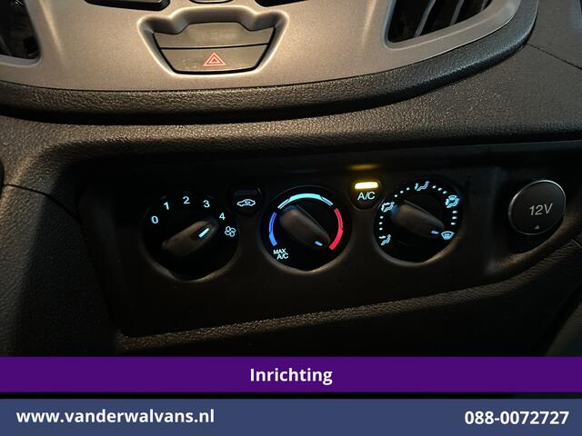 Ford TRANSIT 2.0 TDCI 130pk L2H2 inrichting Euro6 Airco | Camera | Imperiaal | Sidebars | Trekhaak 2540kg Cruisecontrol, Verwarmde Voorruit, Trap, Parkeersensoren, Bijrijdersbank