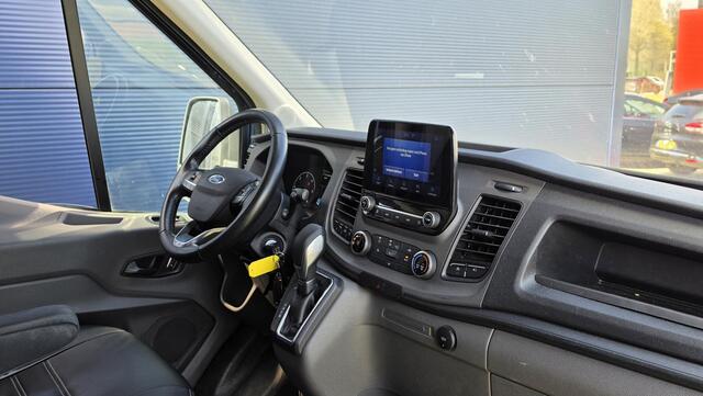 Ford TRANSIT 350 2.0 TDCI L2H2 Trend | NAP | Automaat | 1e eigenaar | 3zits | Bi-Xenon | Carplay | Camera | 360° sensoren | Dubbele schuifdeur! | Blind spot