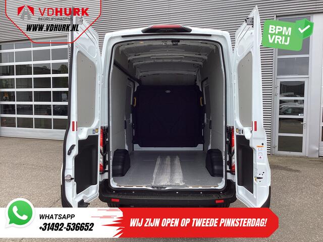 Ford TRANSIT 350 2.0 TDCI 185 pk Aut. L3H3 Riem V.V/ 2xSchuifdeur/ Bi-Xenon/ Elek.Stoel/ Carplay/ Stoelverw./ Camera/ Cruise/ PDC/ Navi