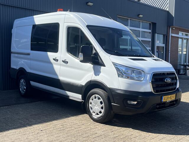 Ford TRANSIT 350 2.0 TDCI L2H2 RWD 170pk Kastinrichting Werkplaatsinrichting Airco Cruise controle Navigatiesysteem Telefoonverbinding Parkeersensoren voor en achter 2-Persoons Bpm vrij Sortimo Werkplaats Omvormer St