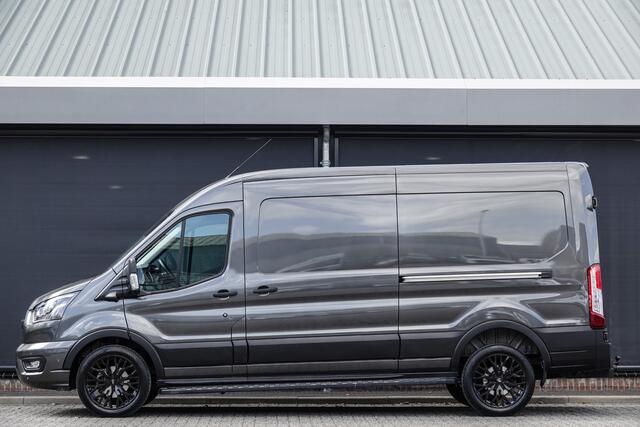 Ford TRANSIT L3H2 2.0Tdci 165Pk Aut. | Raptor Edition | 2xSchuifdeur | 360° Camera | Treeplanken | 19''