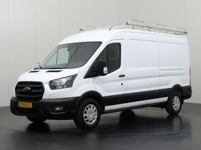 Ford TRANSIT 2.0TDCI 130PK L3H2 | Imperiaal | Trekhaak | Airco | Cruise | 3-Zits | Betimmering