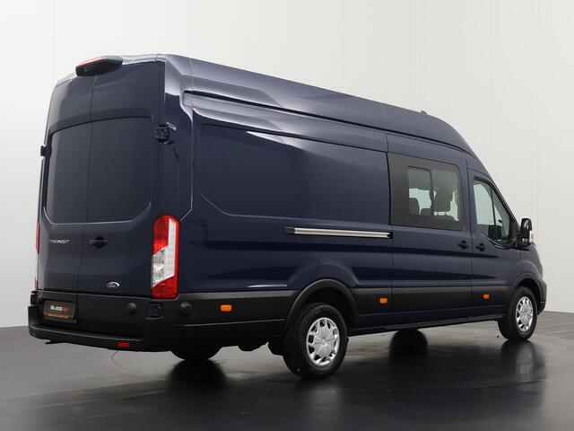 Ford TRANSIT 2.0TDCi 165PK L4H3 Jumbo Dubbele Cabine | 6-Persoons | Airco | Cruise | Camera