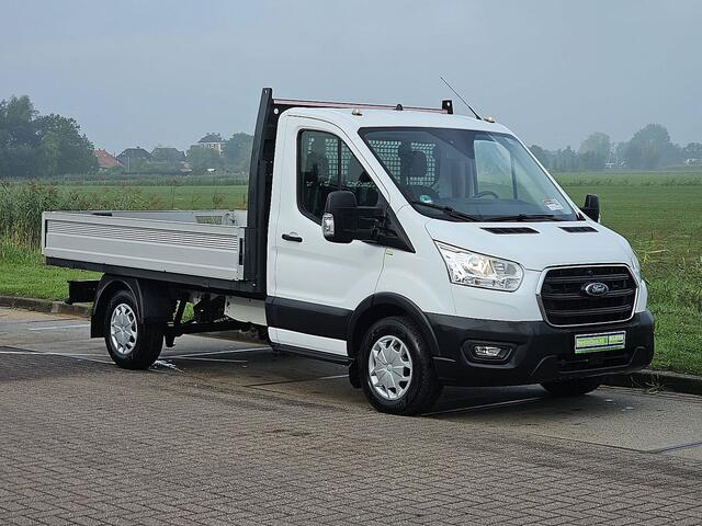 Ford TRANSIT 330 2.0 L2H1 Open Laadbak Cruise control, Airco, Enkele cabine, 130Pk, 1e Eigenaar, Onderhouds-Historie, 3-Zits