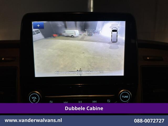 Ford TRANSIT 2.0 TDCI 131pk L3H2 Dubbele Cabine Euro6 Airco | 7-Zits | Camera | Navigatie | 2500kg Trekhaak | Apple Carplay Cruisecontrol, Android Auto, Verwarmde Voorruit, Parkeersensoren, Bijrijdersbank