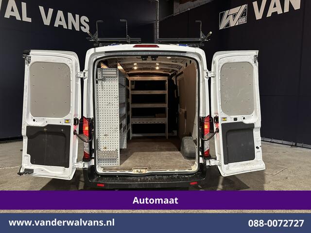 Ford TRANSIT 2.0 TDCI 131pk Automaat L2H2 inrichting Euro6 Airco | Navigatie | Cruisecontrol Dakdraagsysteem met Ladderhouder, Android Auto, Parkeersensoren, Bijrijdersbank
