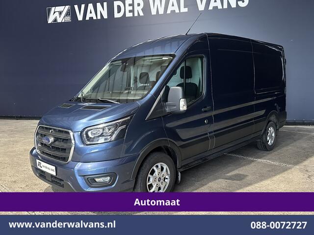 Ford TRANSIT 2.0 TDCI 185pk Automaat L3H2 Euro6 Airco | Camera | Navigatie | LED | Cruisecontrol, Trekhaak, Verwarmde Voorruit, LM Velgen, Parkeersensoren, Bijrijdersbank