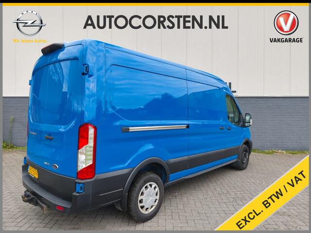 Ford TRANSIT 350 2.0TDCI 130PK Hybride L3H2 Euro 6 3-Peroons Trekhaak Stoelverwarming Camera Navi Voorruitverwarming Pdc MHEV RWD Cruise Control 2.750KG Trekgewicht 2.750KG Trekgewicht 1e Eigenaar