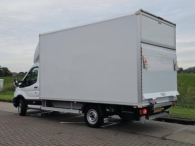 Ford TRANSIT 350 2.0 TDCI Ambiente Skeletal Airco, Oh-historie, Laadklep, Zijdeur, Spoiler, Lat-om-Lat Betimmerd, NAP, Euro6,