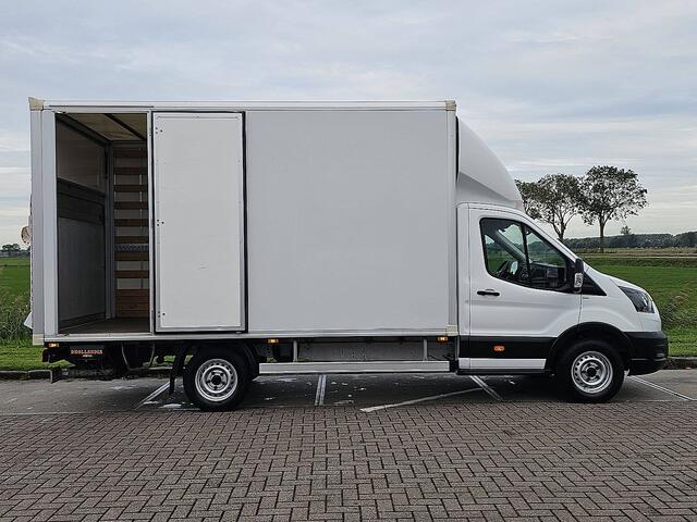 Ford TRANSIT 350 2.0 TDCI Ambiente Skeletal Airco, Oh-historie, Laadklep, Zijdeur, Spoiler, Lat-om-Lat Betimmerd, NAP, Euro6,