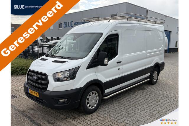 Ford TRANSIT 330 2.0 TDCI 130PK E6 MHEV L3H2 Trend ? 3-zits ? navigatie ? camera ? imperiaal ? trekhaak 2,5 ton