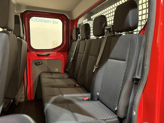 Ford TRANSIT 350 2.0 TDCI L3H1 130 PK DC 6 pers. Trend Open Laadbak / Euro 6 / Airco / Cruise Control / 35.000 KM !!