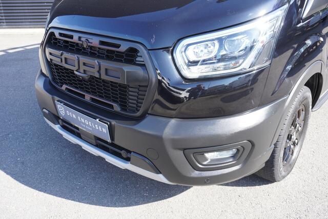 Ford TRANSIT 170pk L3H2 Trail Raptor Trekhaak Apple carplay LED Cruise control Imperiaal Navigatie