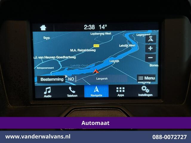 Ford TRANSIT 2.0 TDCI 131pk Automaat L2H2 Inrichting Euro6 Airco | Navigatie | Cruisecontrol | Stoelverwarming | Verwarmde voorruit Parkeersensoren, Bijrijdersbank