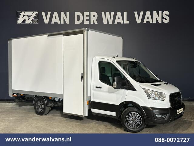 Ford TRANSIT 2.0 TDCI 131pk Bakwagen Laadklep Zijdeur Euro6 1001kg Laadvermogen Airco | Camera | Navigatie | Apple Carplay Android Auto, Cruisecontrol, Stoelverwarming