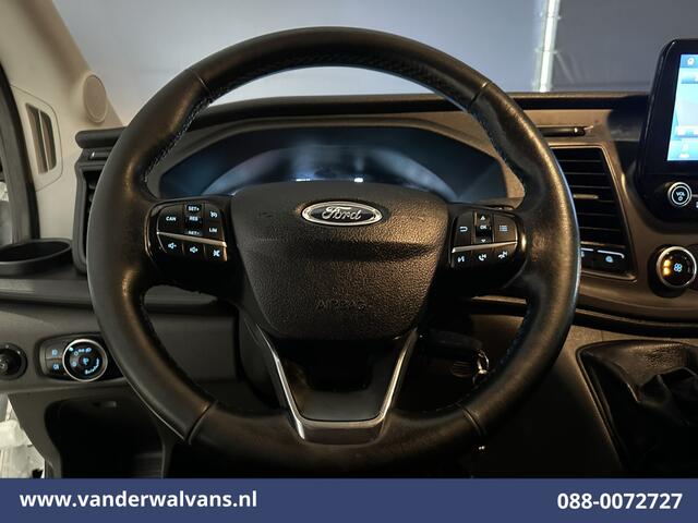 Ford TRANSIT 2.0 TDCI 131pk Bakwagen Laadklep Zijdeur Euro6 1001kg Laadvermogen Airco | Camera | Navigatie | Apple Carplay Android Auto, Cruisecontrol, Stoelverwarming