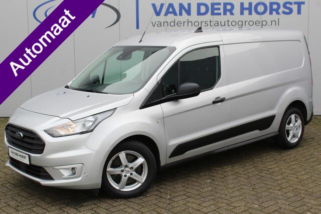 Ford TRANSIT CONNECT 1.5-120pk EcoBlue S&S L2 Trend AUTOMAAT ! Opgelet ! Deze nette en luxe Ford Connect kan u nog jaren tot dienst zijn ! Navigatie, telefoonvoorb., volautm. airco, stoel-, spiegel- en voorraamverw., cruise control, camera, pdc v+a, metallic lak, LM wielen et