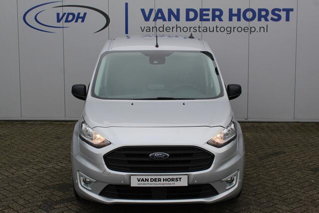 Ford TRANSIT CONNECT 1.5-120pk EcoBlue S&S L2 Trend AUTOMAAT ! Opgelet ! Deze nette en luxe Ford Connect kan u nog jaren tot dienst zijn ! Navigatie, telefoonvoorb., volautm. airco, stoel-, spiegel- en voorraamverw., cruise control, camera, pdc v+a, metallic lak, LM wielen et