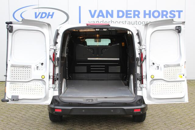 Ford TRANSIT CONNECT 1.5-120pk EcoBlue S&S L2 Trend AUTOMAAT ! Opgelet ! Deze nette en luxe Ford Connect kan u nog jaren tot dienst zijn ! Navigatie, telefoonvoorb., volautm. airco, stoel-, spiegel- en voorraamverw., cruise control, camera, pdc v+a, metallic lak, LM wielen et