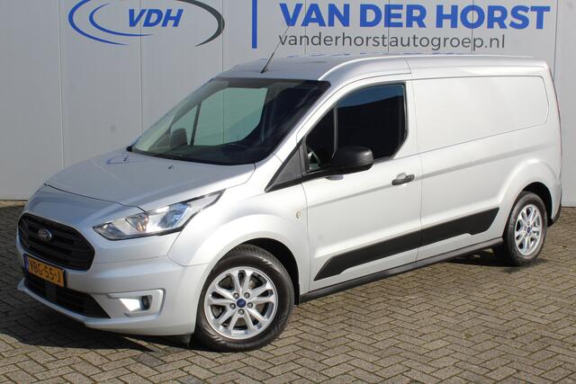 Ford TRANSIT CONNECT 1.5-100pk EcoBlue L2. Erg nette Ford Transit Connect L2 / verlengde uitvoering. Airco, telefoonvoorbereiding, trekhaak, verwarmd voorraam, mistverlichting, LM wielen, metallic lak, bijrijdersbank etc