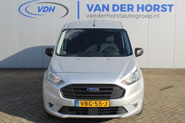 Ford TRANSIT CONNECT 1.5-100pk EcoBlue L2. Erg nette Ford Transit Connect L2 / verlengde uitvoering. Airco, telefoonvoorbereiding, trekhaak, verwarmd voorraam, mistverlichting, LM wielen, metallic lak, bijrijdersbank etc