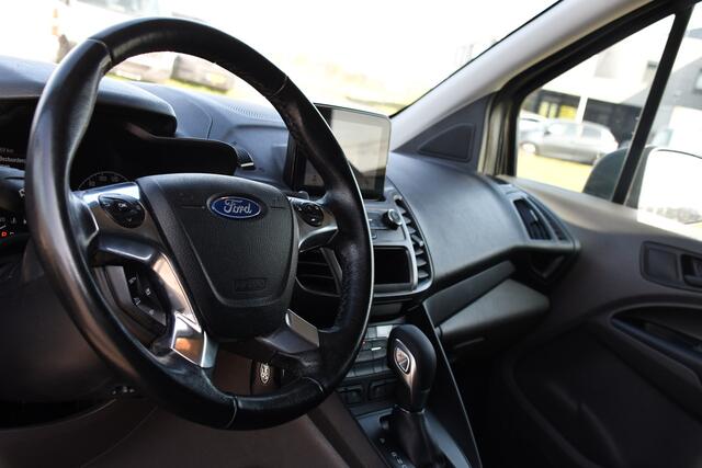 Ford TRANSIT CONNECT 1.5 TDCI L1 Black Edition Camera, Cruise, Carplay, 100pk, Automaat, multimedia, Trekhaak, Stoelverwarming, Uniek!