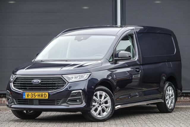 Ford TRANSIT CONNECT L2 | 2.0 EcoBlue 122Pk | Limited | Achteruitrijcamera | Leder | Adaptive Cruise control | 17'' | Cyclone Midnight Blue