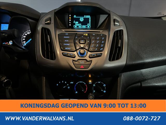 Ford TRANSIT CONNECT 1.5 TDCI 101pk L1H1 inrichting Euro6 Airco | Trekhaak | Cruisecontrol kast, zijdeur