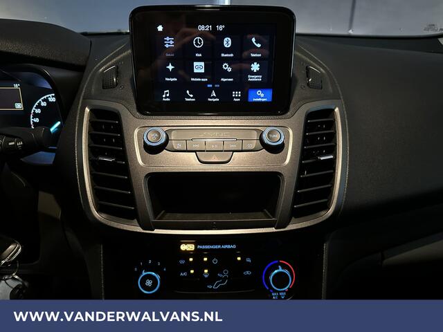 Ford TRANSIT CONNECT 1.5 EcoBlue L1H1 Euro6 Airco | 3-Zits | Camera | Navigatie | Cruisecontrol | Trekhaak zijdeur, parkeersensoren, bijrijdersbank