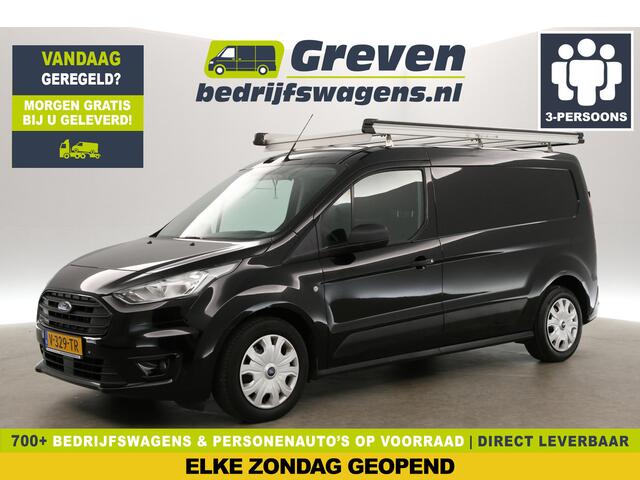 Ford TRANSIT CONNECT 1.5 EcoBlue L2H1 100PK Airco 3 Persoons Parkeersensoren Imperiaal Schuifdeur