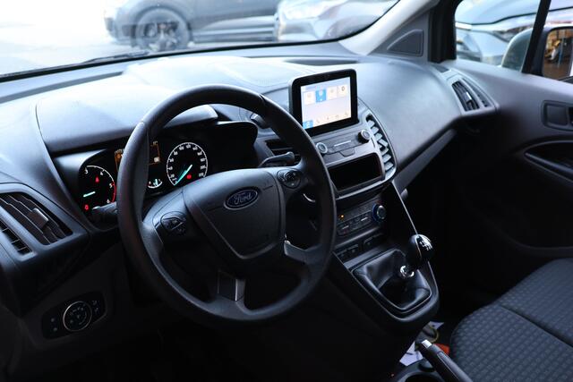 Ford TRANSIT CONNECT 1.5 EcoBlue | 3-Zitter | Camera | CarPlay | PDC | DAB | MF Stuur | Airco | Dealer onderhouden | Betimmering | Nieuwe APK