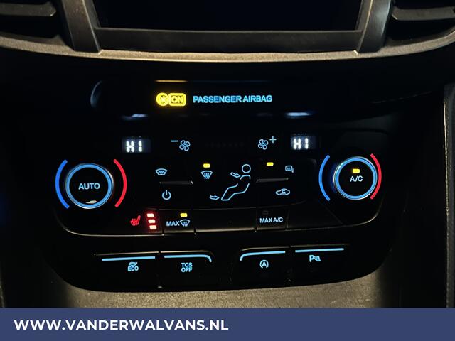 Ford TRANSIT CONNECT 1.5 EcoBlue 100pk L1H1 Euro6 Airco | 3-Zits | Navigatie | Camera | LED | Trekhaak | Apple Carplay | LM Velgen Android Auto, Cruisecontrol, Parkeersensoren, Stoelverwarming, Verwarmde voorruit, Bijrijdersbank