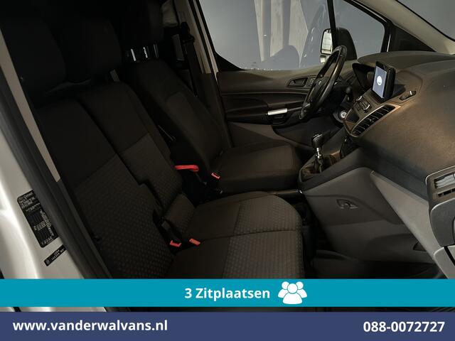 Ford TRANSIT CONNECT 1.5 EcoBlue 120pk L2H1 Euro6 Airco | 3-Zits | Camera | Apple Carplay | Cruisecontrol Stoelverwarming, Verwarmde voorruit, Parkeersensoren, Bijrijdersbank, 1500kg trekvermogen