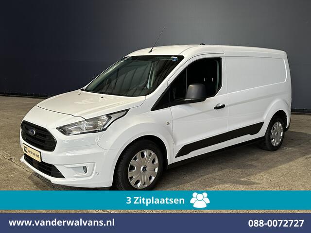 Ford TRANSIT CONNECT 1.5 EcoBlue 120pk L2H1 Euro6 Airco | 3-Zits | Camera | Apple Carplay | Cruisecontrol Stoelverwarming, Verwarmde voorruit, Parkeersensoren, Bijrijdersbank, 1500kg trekvermogen