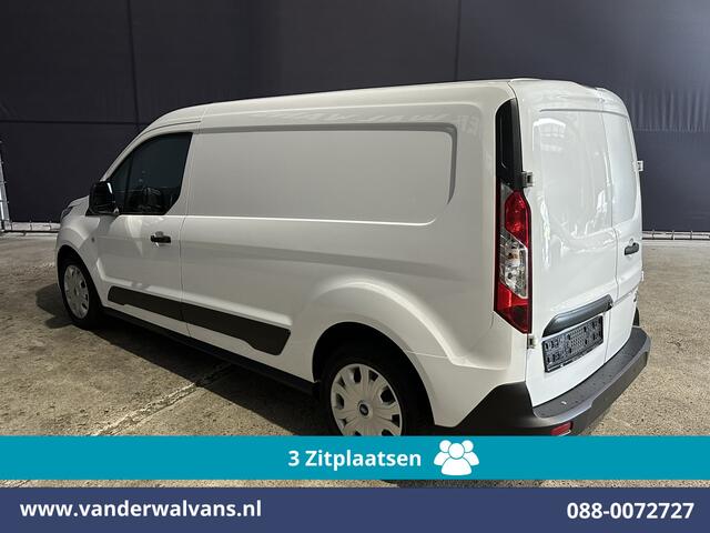 Ford TRANSIT CONNECT 1.5 EcoBlue 120pk L2H1 Euro6 Airco | 3-Zits | Camera | Apple Carplay | Cruisecontrol Stoelverwarming, Verwarmde voorruit, Parkeersensoren, Bijrijdersbank, 1500kg trekvermogen