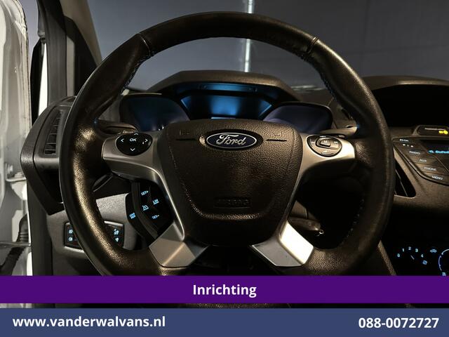 Ford TRANSIT CONNECT 1.5 TDCI 101pk L1H1 Inrichting Euro6 Airco | 3-Zits | Cruisecontrol | Trekhaak Verwarmde voorruit, Bijrijdersbank